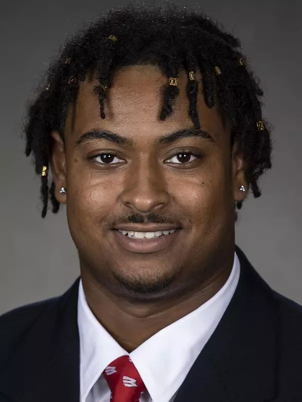 Wisconsin Badgers Rodas Johnson poses for a headshot Thursday, July 29, 2021, in Madison, Wis. (Photo by David Stluka/Wisconsin Athletic Communications)