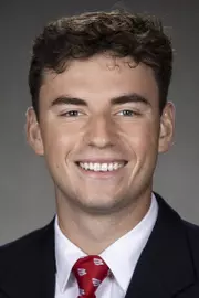 Wisconsin Badgers Graham Mertz poses for a headshot Thursday, July 29, 2021, in Madison, Wis. (Photo by David Stluka/Wisconsin Athletic Communications)