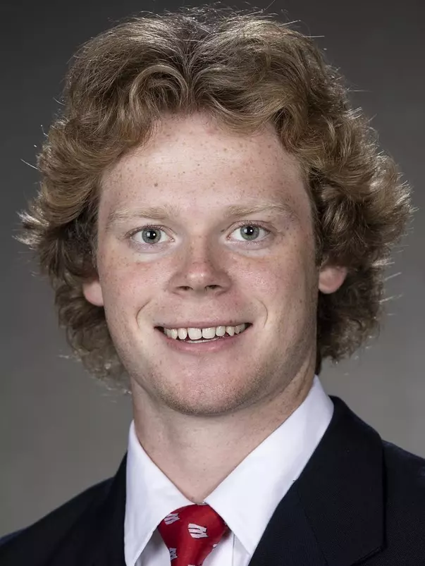 Wisconsin Badgers Gavin Meyers poses for a headshot Thursday, July 28, 2021, in Madison, Wis. (Photo by David Stluka/Wisconsin Athletic Communications)