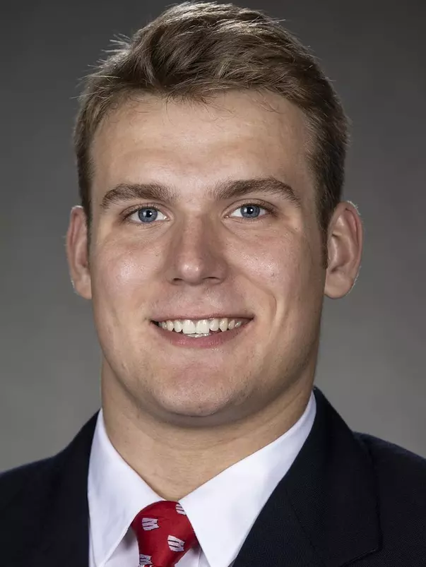 Wisconsin Badgers Jack Nelson poses for a headshot Thursday, July 29, 2021, in Madison, Wis. (Photo by David Stluka/Wisconsin Athletic Communications)
