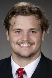 Wisconsin Badgers Cormac Sampson poses for a headshot Thursday, July 29, 2021, in Madison, Wis. (Photo by David Stluka/Wisconsin Athletic Communications)