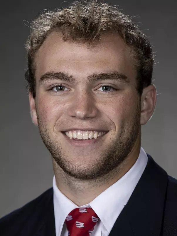 Wisconsin Badgers Brady Schipper poses for a headshot Thursday, July 28, 2021, in Madison, Wis. (Photo by David Stluka/Wisconsin Athletic Communications)