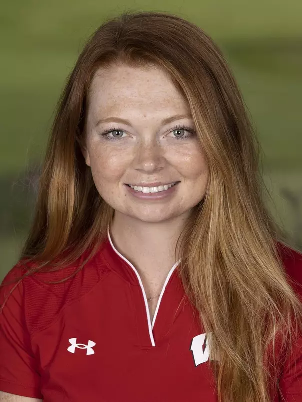 Wisconsin Badgers Carly Carter of the women’s golf team, Thursday, September 9, 2021, in Verona, Wis. (Photo by David Stluka/Wisconsin Athletic Communications)