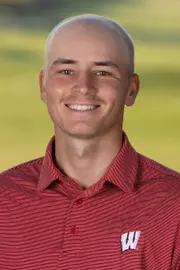 Headshot of Daniel Aas of the Wisconsin Badgers Men's Golf Team, Friday, Oct. 21, 2022 in Madison, Wis. (Photo by David Stluka/Wisconsin Athletic Communications)