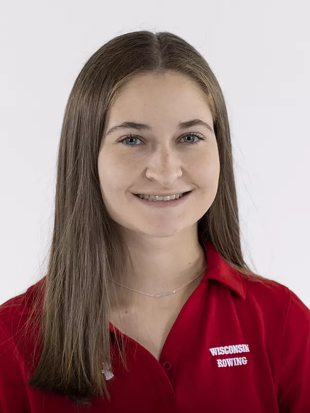 Carly Johnson of the Wisconsin rowing team during team portrait day Friday October 28, 2022 in Madison, Wisconsin.Photo by Tom Lynn/Wisconsin Athletic Communications