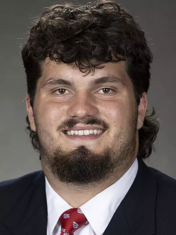 Joe Brunner, Wisconsin football headshot 2022