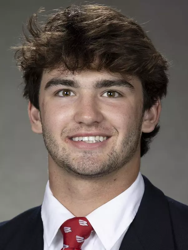 Charlie Jarvis, Wisconsin football headshot 2022