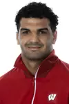 Headshot of Michael Tal-Shahar of the Wisconsin Badgers Wrestling Team, Wednesday, Sept. 7, 2022 in Madison, Wis. Photo by David Stluka/Wisconsin Athletic Communications)