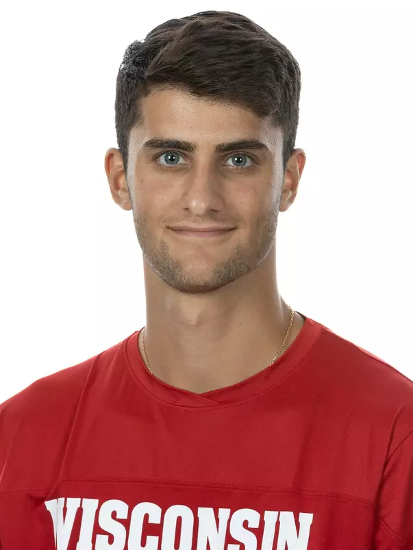 Headshot of Michael Minasyan of the Wisconsin Badgers Menâ??s Tennis Team, Tuesday, Sept. 6, 2022 in Madison, Wis. (Photo by David Stluka/Wisconsin Athletic Communications)