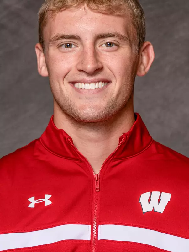 Gavin Model of University of Wisconsin wrestling team poses during athletic portrait day September 5, 2023 in Madison, Wisconsin.
Photo by Jeffrey Phelps/Wisconsin Athletic Communications