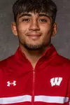 Nicolar Rivera of University of Wisconsin wrestling team poses during athletic portrait day September 5, 2023 in Madison, Wisconsin.
Photo by Jeffrey Phelps/Wisconsin Athletic Communications