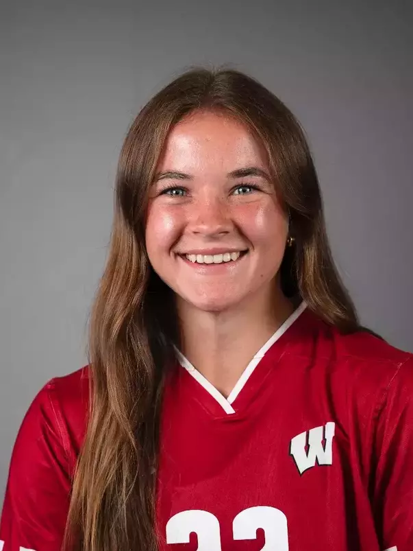 Jenna Baumann of University of Wisconsin women’s soccer team poses for headshots July 29, 2024 in Madison, Wisconsin.
Photo by Darren Hauck/Wisconsin Athletic Communications