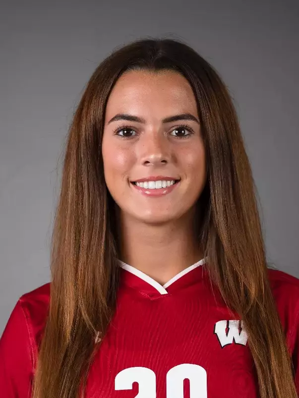 Kiya Gilliand of University of Wisconsin women’s soccer team poses for headshots July 29, 2024 in Madison, Wisconsin.
Photo by Darren Hauck/Wisconsin Athletic Communications