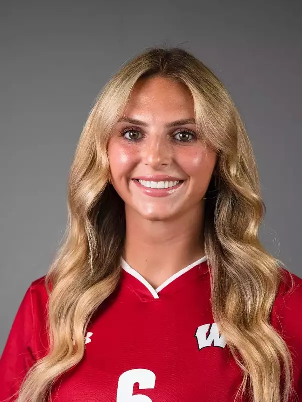 Maddie Ishaug of University of Wisconsin women’s soccer team poses for headshots July 29, 2024 in Madison, Wisconsin.
Photo by Darren Hauck/Wisconsin Athletic Communications