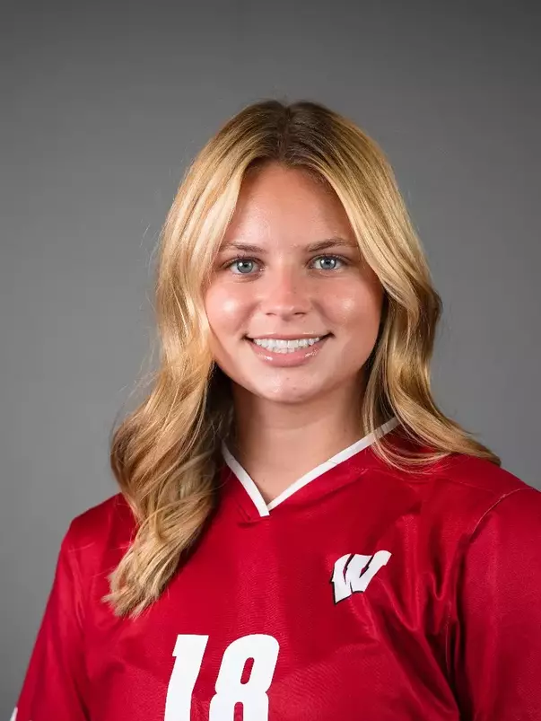 Maia Richters of University of Wisconsin women’s soccer team poses for headshots July 29, 2024 in Madison, Wisconsin.
Photo by Darren Hauck/Wisconsin Athletic Communications