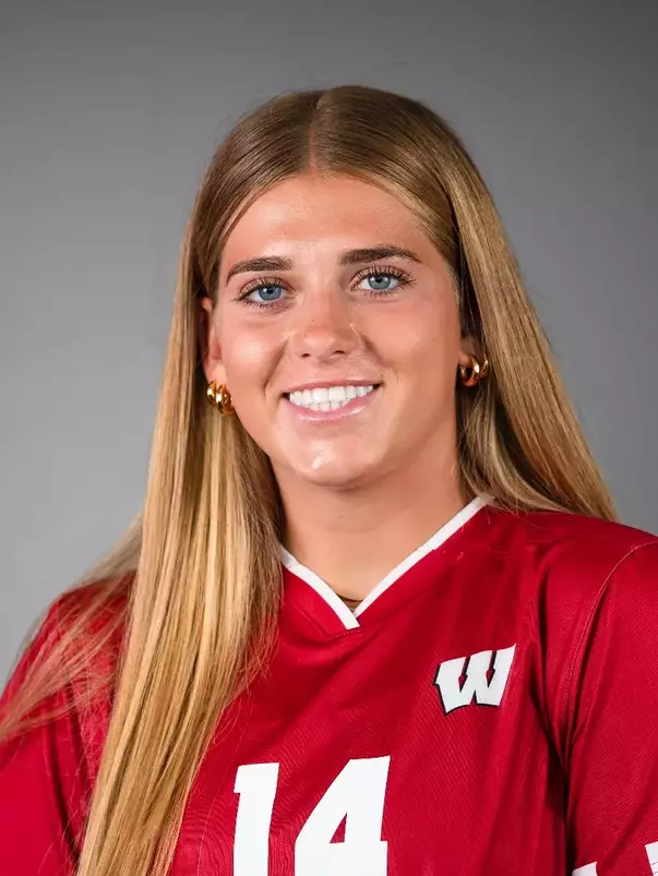 Megan Cornell of University of Wisconsin women’s soccer team poses for headshots July 29, 2024 in Madison, Wisconsin.
Photo by Darren Hauck/Wisconsin Athletic Communications