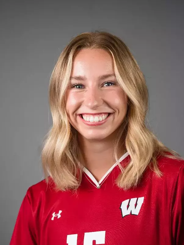 Peighton Steffen of University of Wisconsin women’s soccer team poses for headshots July 29, 2024 in Madison, Wisconsin.
Photo by Darren Hauck/Wisconsin Athletic Communications