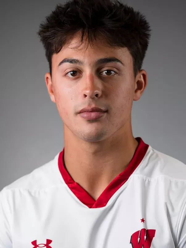 Andrew Chavez University of Wisconsin men’s soccer team poses for headshots Aug. 05, 2024 in Madison, Wisconsin.
Photo by Darren Hauck/Wisconsin Athletic Communications