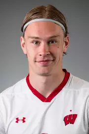 Birgir Baldvinsson University of Wisconsin men’s soccer team poses for headshots Aug. 05, 2024 in Madison, Wisconsin.
Photo by Darren Hauck/Wisconsin Athletic Communications