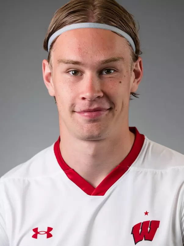 Birgir Baldvinsson University of Wisconsin men’s soccer team poses for headshots Aug. 05, 2024 in Madison, Wisconsin.
Photo by Darren Hauck/Wisconsin Athletic Communications