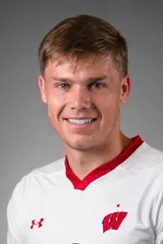 Drew Brown University of Wisconsin men’s soccer team poses for headshots Aug. 05, 2024 in Madison, Wisconsin.
Photo by Darren Hauck/Wisconsin Athletic Communications
