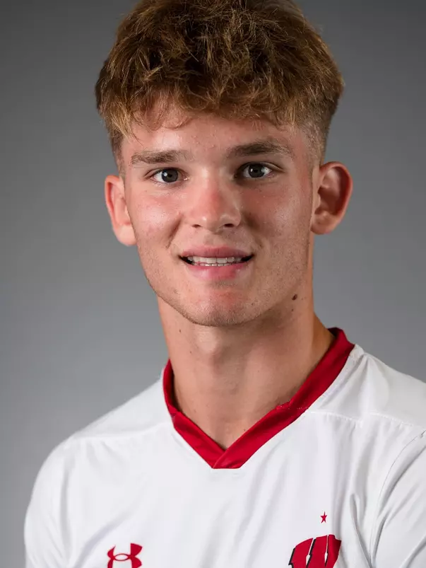 Markie Hrvojevic University of Wisconsin men’s soccer team poses for headshots Aug. 05, 2024 in Madison, Wisconsin.
Photo by Darren Hauck/Wisconsin Athletic Communications
