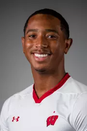 Mason Henderson University of Wisconsin men’s soccer team poses for headshots Aug. 05, 2024 in Madison, Wisconsin.
Photo by Darren Hauck/Wisconsin Athletic Communications