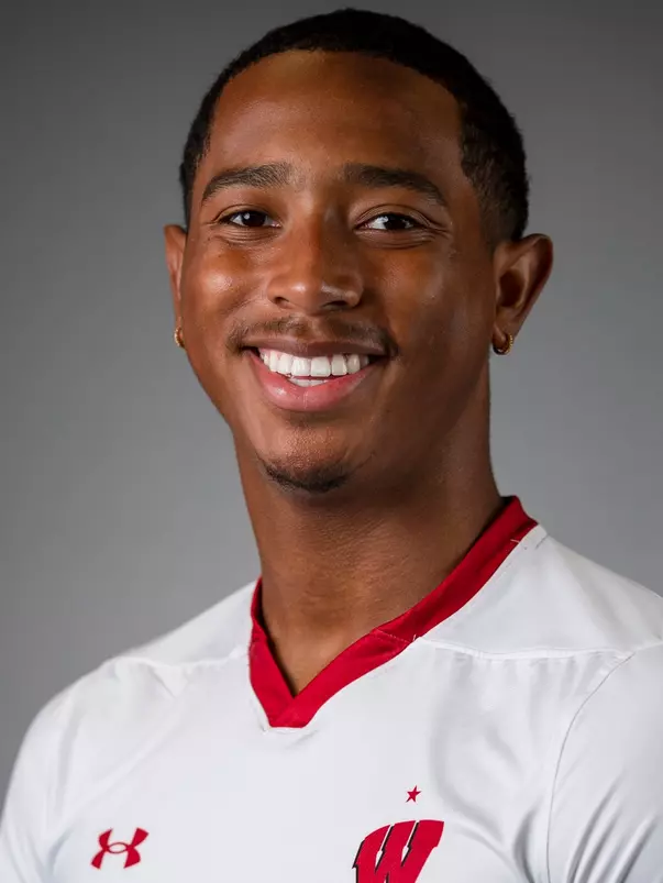 Mason Henderson University of Wisconsin men’s soccer team poses for headshots Aug. 05, 2024 in Madison, Wisconsin.
Photo by Darren Hauck/Wisconsin Athletic Communications