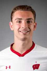 Noah Glorioso University of Wisconsin men’s soccer team poses for headshots Aug. 05, 2024 in Madison, Wisconsin.
Photo by Darren Hauck/Wisconsin Athletic Communications
