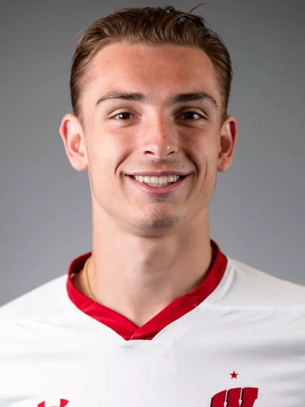 Noah Glorioso University of Wisconsin men’s soccer team poses for headshots Aug. 05, 2024 in Madison, Wisconsin.
Photo by Darren Hauck/Wisconsin Athletic Communications