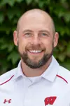 Wisconsin Badgers headshot of Director of Training Chad McGhee, Aug. 29, 2024, in Madison, Wis. (Photo by David Stluka/Wisconsin Athletic Communications)