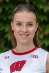 Wisconsin Badgers 2024 Volleyball headshot of Una Vajagic (1), Aug. 29, 2024, in Madison, Wis. (Photo by David Stluka/Wisconsin Athletic Communications)