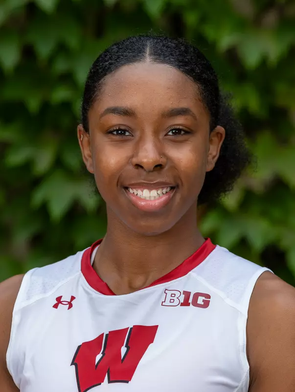 Wisconsin Badgers 2024 Volleyball headshot of Trinity Shadd-Ceres (6), Aug. 29, 2024, in Madison, Wis. (Photo by David Stluka/Wisconsin Athletic Communications)