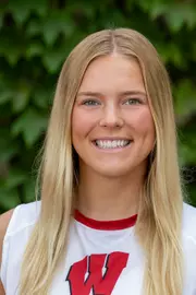 Wisconsin Badgers 2024 Volleyball headshot of Saige Damrow (3), Aug. 29, 2024, in Madison, Wis. (Photo by David Stluka/Wisconsin Athletic Communications)