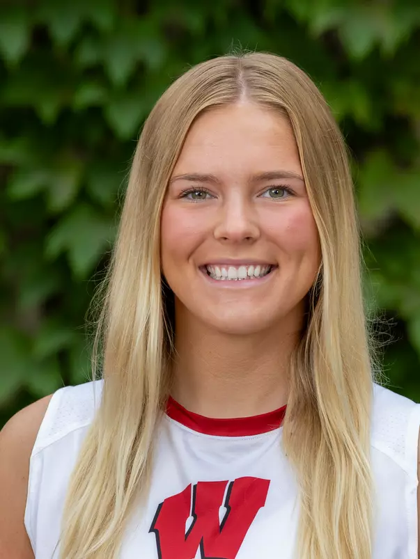 Wisconsin Badgers 2024 Volleyball headshot of Saige Damrow (3), Aug. 29, 2024, in Madison, Wis. (Photo by David Stluka/Wisconsin Athletic Communications)