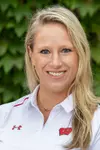 Wisconsin Badgers 2024 Volleyball headshot of Associate Head Coach Brittany Dildine, Aug. 29, 2024, in Madison, Wis. (Photo by David Stluka/Wisconsin Athletic Communications)