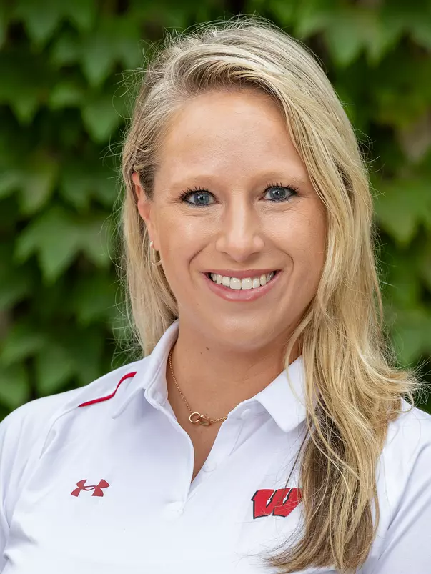 Wisconsin Badgers 2024 Volleyball headshot of Associate Head Coach Brittany Dildine, Aug. 29, 2024, in Madison, Wis. (Photo by David Stluka/Wisconsin Athletic Communications)