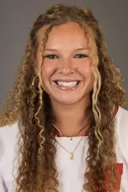 Kate Linkletter of the University of Wisconsin softball team poses for his headshot September 4,  2024 in Madison, Wisconsin.
Photo by Tom Lynn/Wisconsin Athletic Communications