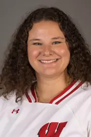 Molly Jacobson of the University of Wisconsin softball team poses for his headshot September 4,  2024 in Madison, Wisconsin.
Photo by Tom Lynn/Wisconsin Athletic Communications