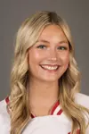 Makenzie Foster of the University of Wisconsin softball team poses for his headshot September 4, 2024 in Madison, Wisconsin.
Photo by Tom Lynn/Wisconsin Athletic Communications