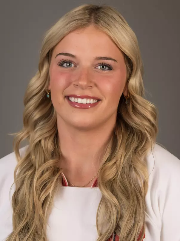 Emily Bojan of the University of Wisconsin softball team poses for his headshot September 4, 2024 in Madison, Wisconsin.
Photo by Tom Lynn/Wisconsin Athletic Communications