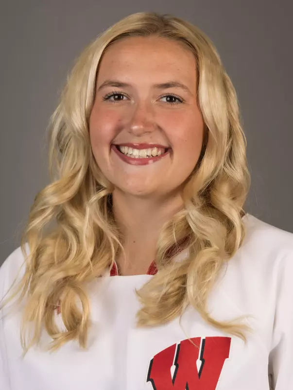 Kendra Lewis of the University of Wisconsin softball team poses for his headshot September 4, 2024 in Madison, Wisconsin.
Photo by Tom Lynn/Wisconsin Athletic Communications