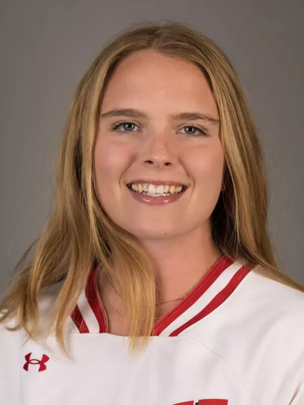 Grace O'Brien of the University of Wisconsin softball team poses for his headshot September 4, 2024 in Madison, Wisconsin.
Photo by Tom Lynn/Wisconsin Athletic Communications