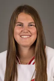 Ellie Hubbard of the University of Wisconsin softball team poses for his headshot September 4,  2024 in Madison, Wisconsin.
Photo by Tom Lynn/Wisconsin Athletic Communications