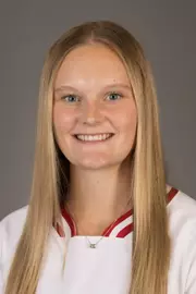 Emmy Wells of the University of Wisconsin softball team poses for his headshot September 4,  2024 in Madison, Wisconsin.
Photo by Tom Lynn/Wisconsin Athletic Communications