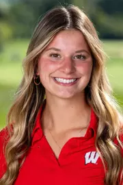 Wisconsin Badgers Ava Salay of the women’s golf team, Thurs., Sept. 25, 2025, in Verona, Wis. (Photo by David Stluka/Wisconsin Athletic Communications)