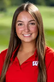Wisconsin Badgers Hadley Ashton of the women’s golf team, Thurs., Sept. 25, 2025, in Verona, Wis. (Photo by David Stluka/Wisconsin Athletic Communications)