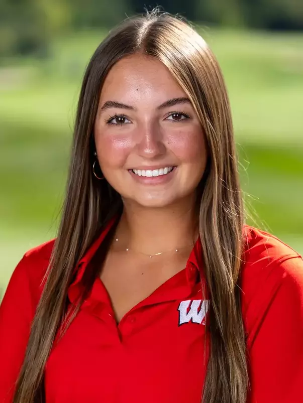 Wisconsin Badgers Hadley Ashton of the women’s golf team, Thurs., Sept. 25, 2025, in Verona, Wis. (Photo by David Stluka/Wisconsin Athletic Communications)