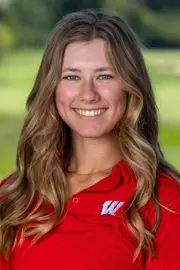 Wisconsin Badgers Lauren Sammon of the women’s golf team, Thurs., Sept. 25, 2025, in Verona, Wis. (Photo by David Stluka/Wisconsin Athletic Communications)