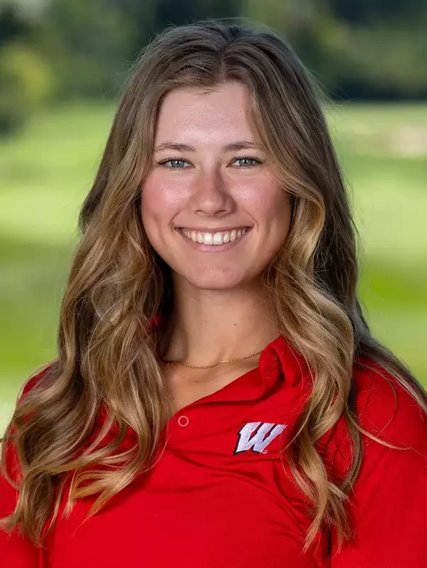 Wisconsin Badgers Lauren Sammon of the women’s golf team, Thurs., Sept. 25, 2025, in Verona, Wis. (Photo by David Stluka/Wisconsin Athletic Communications)